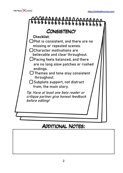 Novel Publishing Checklist Preview 2